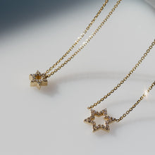 Load image into Gallery viewer, My Little Magen David diamonds necklace