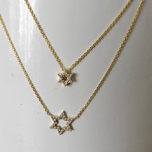 Load image into Gallery viewer, My Little Magen David diamonds necklace