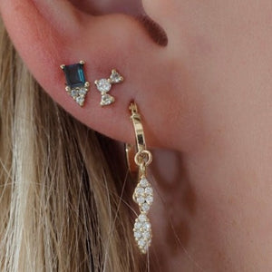 Pia - diamond drops earrings