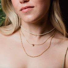 Load image into Gallery viewer, Alberta - pearls necklace with a letter
