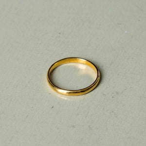 gabriel - white gold classic man ring