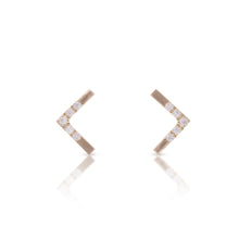 Load image into Gallery viewer, Grand Vivi - 14k gold &amp; diamonds earrings