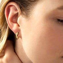 Load image into Gallery viewer, Dris - snake hoop earrings