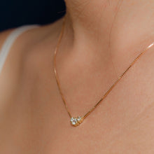 Load image into Gallery viewer, hera - 3 diamonds necklace