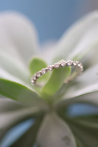michelle - pavé diamond ring