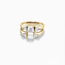 Load image into Gallery viewer, Josephine - three diamonds ring