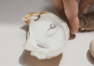 margot - solitaire diamond ring