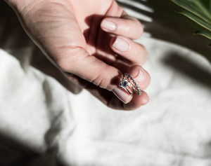 margot - solitaire diamond ring