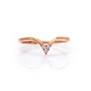 veronica - 14k & diamond ring