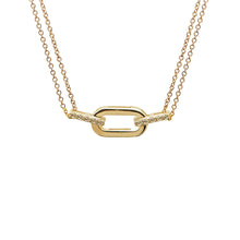 Load image into Gallery viewer, Chain link diamond necklace