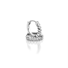 Load image into Gallery viewer, Niko - diamond hoop earrings