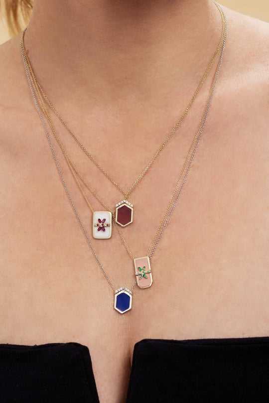 Carlotta - unique diamond necklace