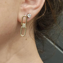 Load image into Gallery viewer, Marlo - 14k chain earrings