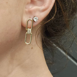 Marlo - 14k chain earrings