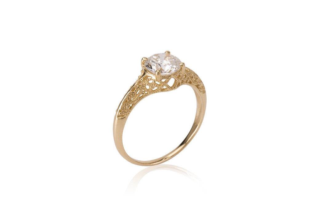 lady mae - vintage diamond ring