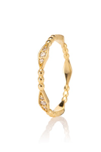 Bali - art deco diamonds ring