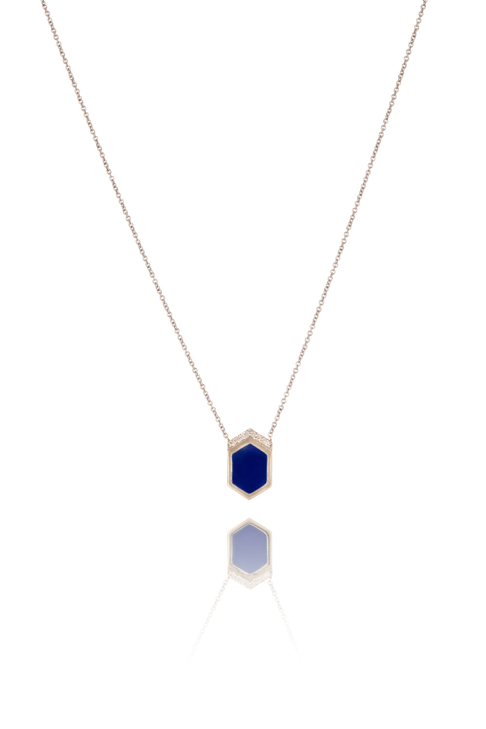 Blue enamel