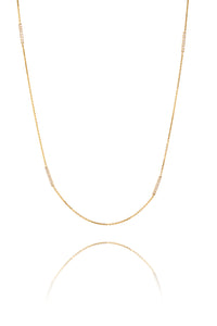 Pilari - fineline diamonds necklace