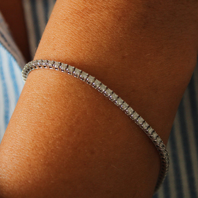 Lab Diamond Tennis Bracelet