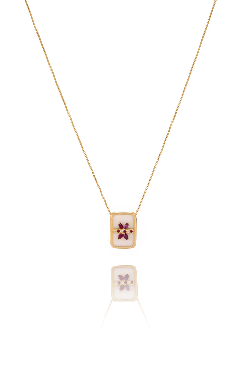 Carlotta - unique diamond necklace