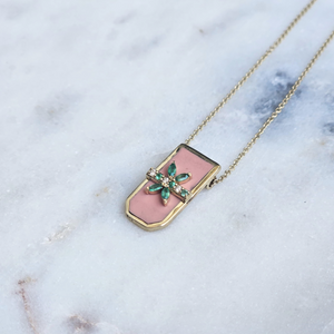 Julietta - enamel necklace