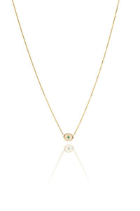 Good Eye - emerald & diamonds necklace