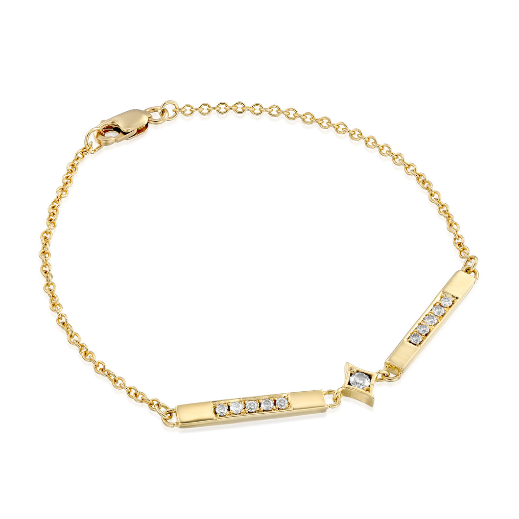 riviera - fine line diamond bracelet