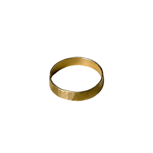 george - 14k hammered man ring