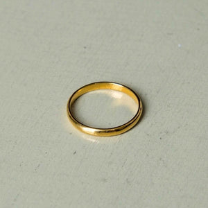 gabriel - yellow gold classic man ring