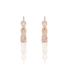 Ayala -  14k & diamonds earring