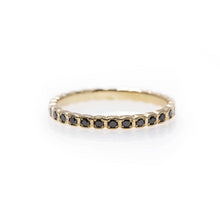 Load image into Gallery viewer, claude - black diamond eternity ring