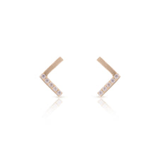 Load image into Gallery viewer, Grand Vivi - 14k gold &amp; diamonds earrings