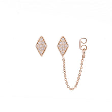 Load image into Gallery viewer, Lucile -  14k &amp; diamonds earring