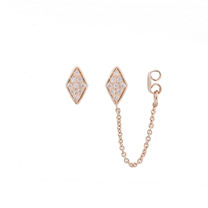 lucile - gold plated earrings