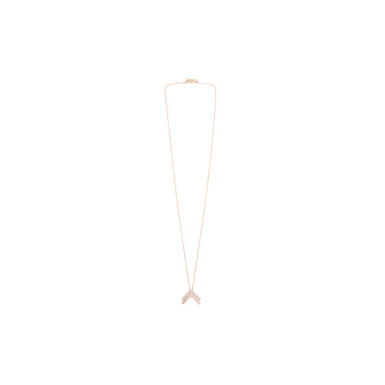 Double Vivi necklace - 14k & diamonds