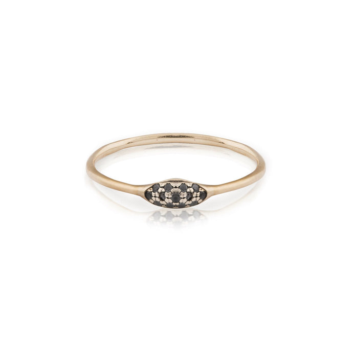 Jane - studded thin hill ring