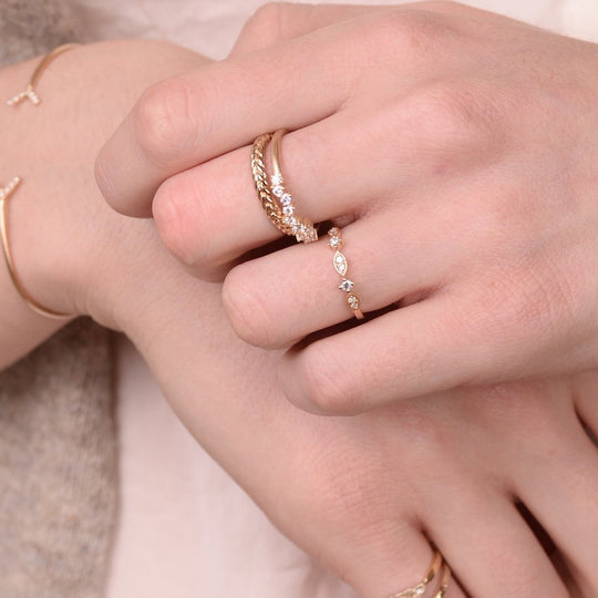 dana - art deco diamond ring