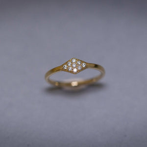 lucile - rhombus diamond ring