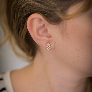 Minikim - bee hive earring