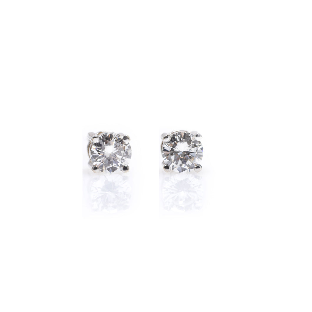 Ella - 14k & diamond earrings