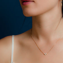 Load image into Gallery viewer, hera - 3 diamonds necklace
