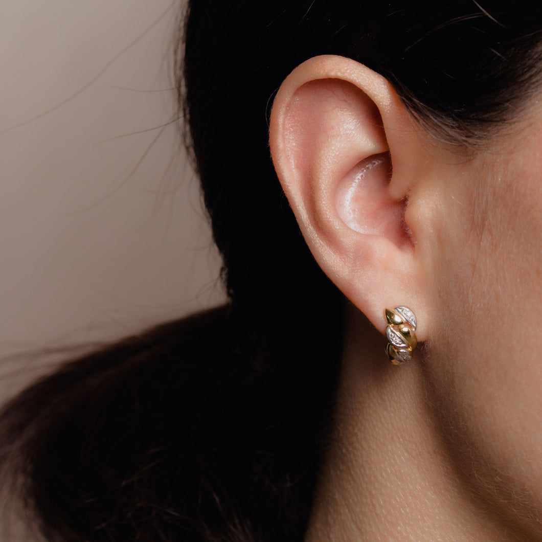 Dorié - 18k vintage hoop earrings