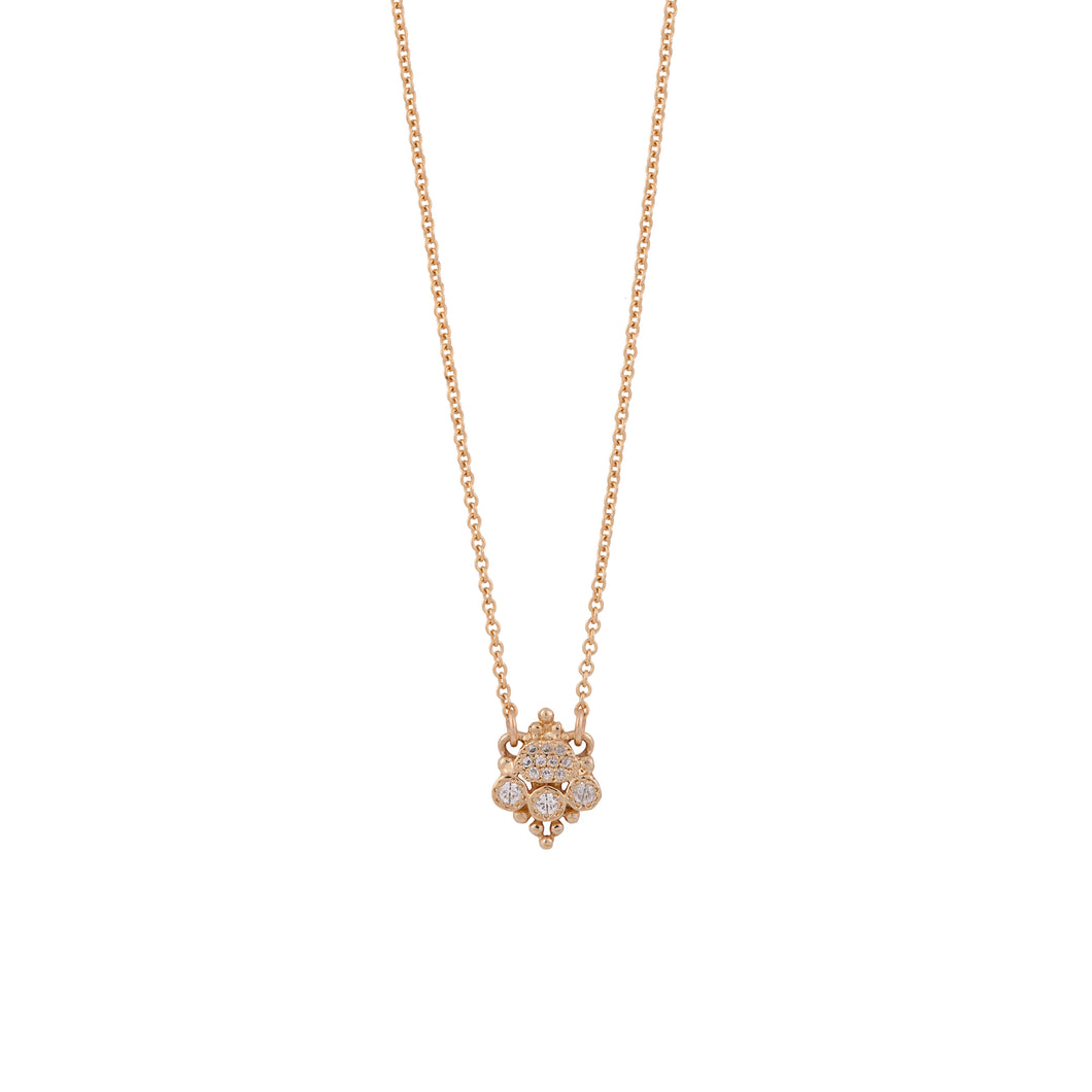 sara necklace - 14k & diamonds