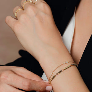 tilly - 14k & diamonds bracelet