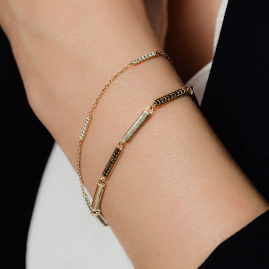 tilly - 14k & diamonds bracelet