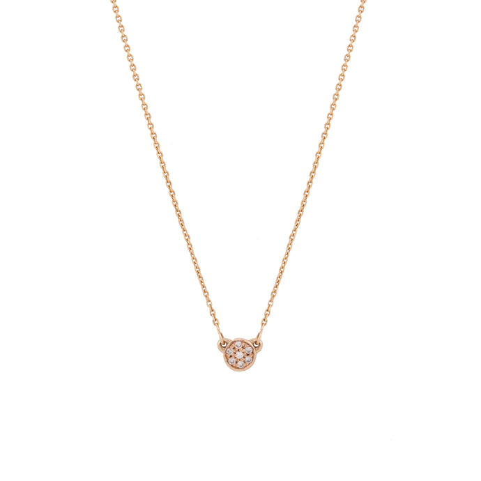 Regina necklace - 14k & diamonds