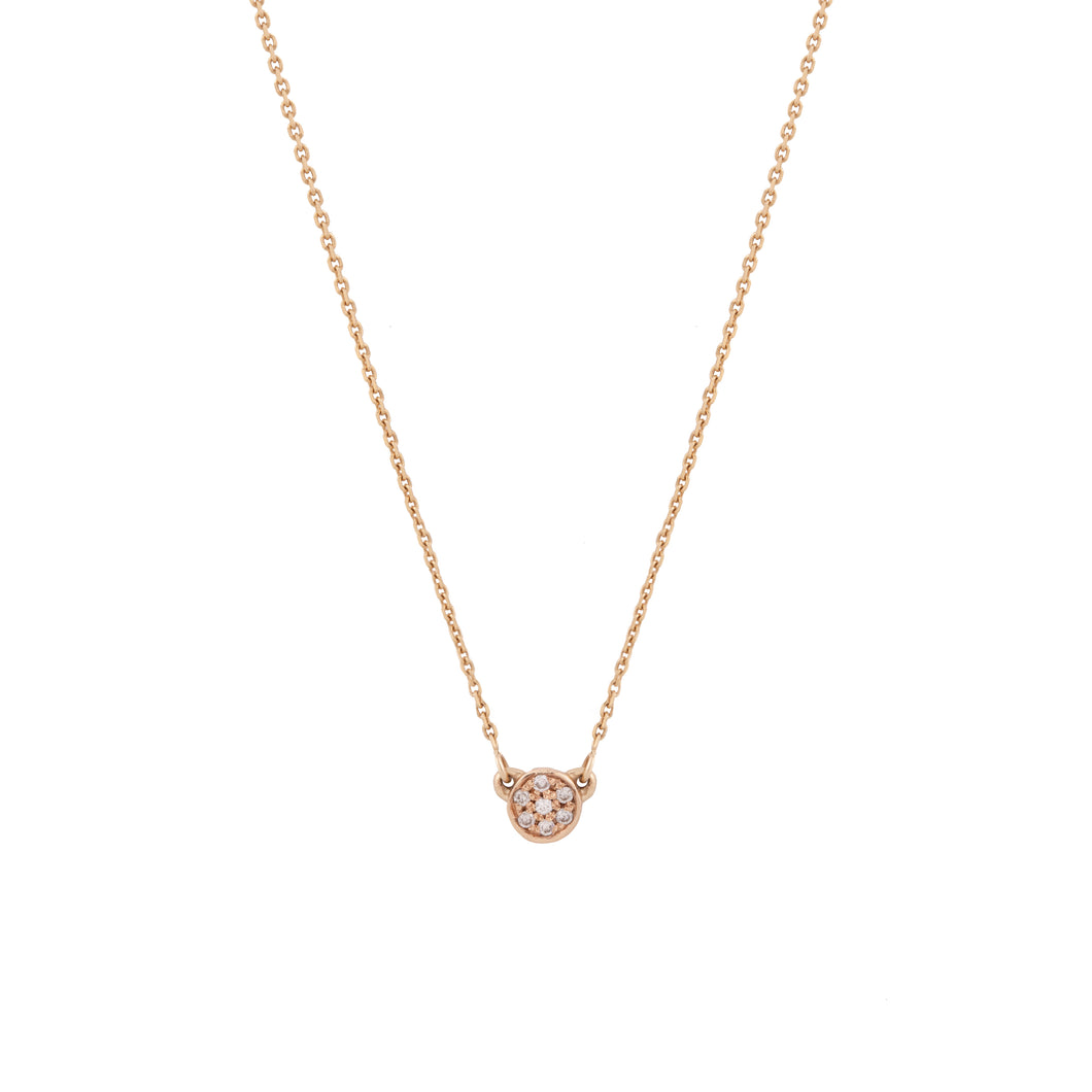 Regina necklace - 14k & diamonds