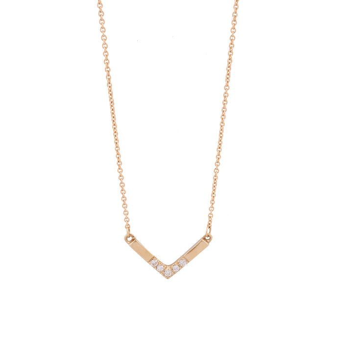 Vivi necklace - 14k & diamonds