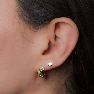 Dorié - 18k vintage hoop earrings