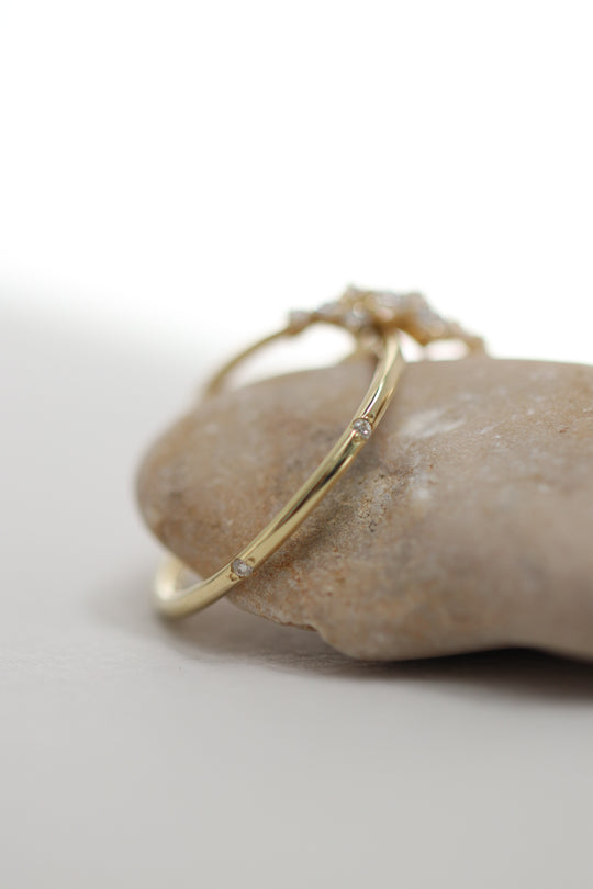 elise - 14k & diamond ring